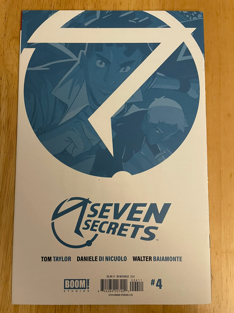 Seven Secrets #4 First Print Boom Studios 2020 Tom Taylor