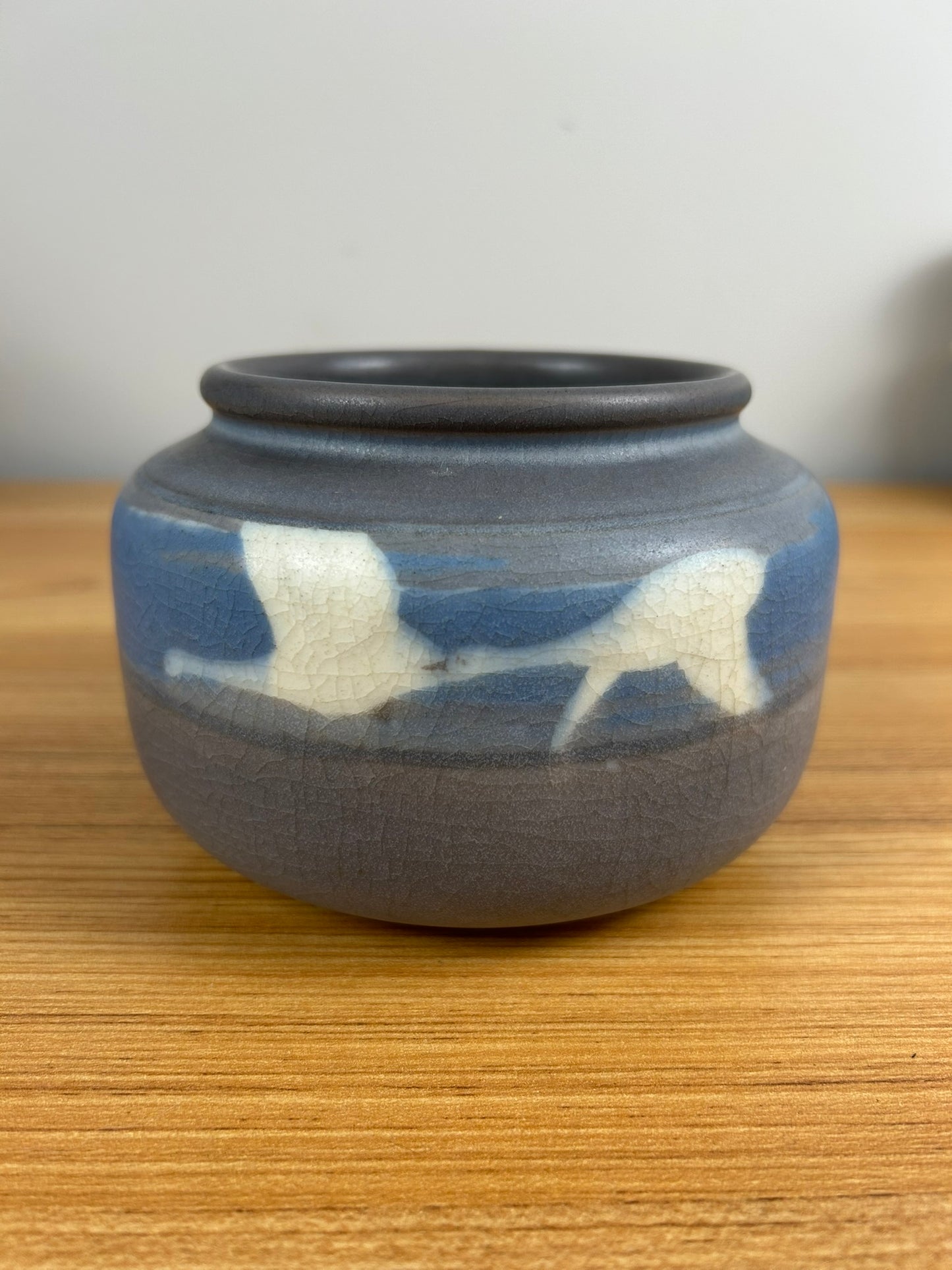 Rookwood Art Pottery 1909 Shape 962 Ed Diers Goose Banded Vellum Vase