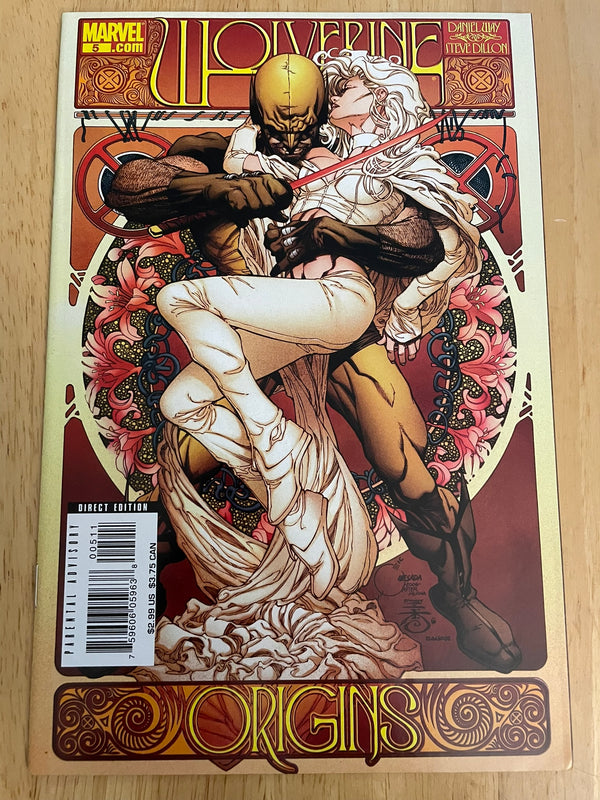 WOLVERINE ORIGINS #5 2007 QUESADA COVER Marvel Comics X-MEN 1st Print DAKEN