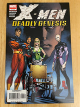 X-MEN Deadly Genesis #4 (of 6) Ed Brubaker Marvel Comics 2006 Mini-Series Event