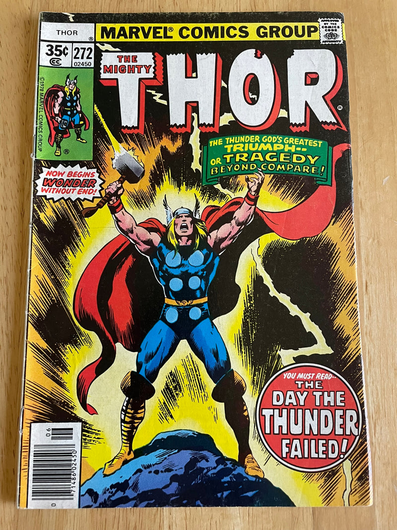 Thor #272 - Marvel Comics 1978 - VG - 1st Appearance of Skrymir - KEY