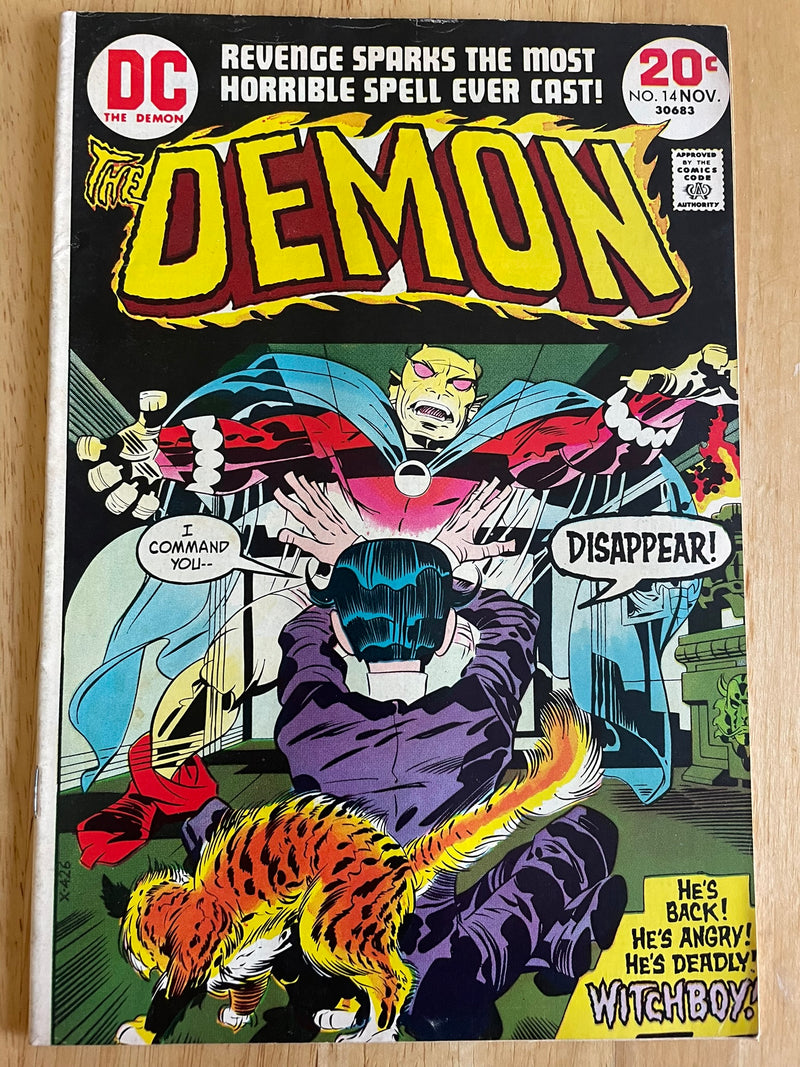 DEMON #14  Klarion The Witchboy Jack Kirby Fourth World Etrigan DC 1973