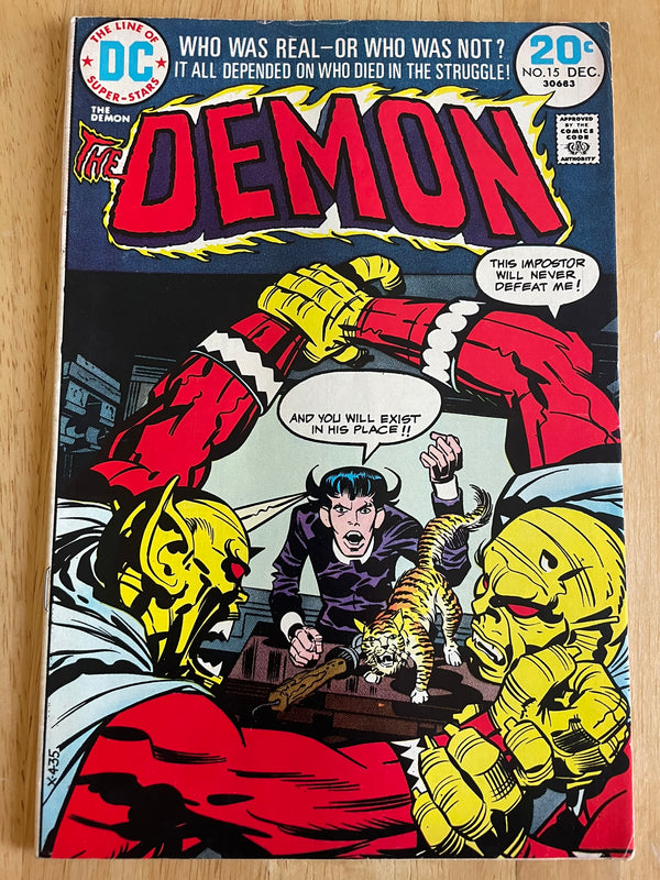 DC The Demon #15 Who Was Real or Who Was Not 1973 Jack Kirby