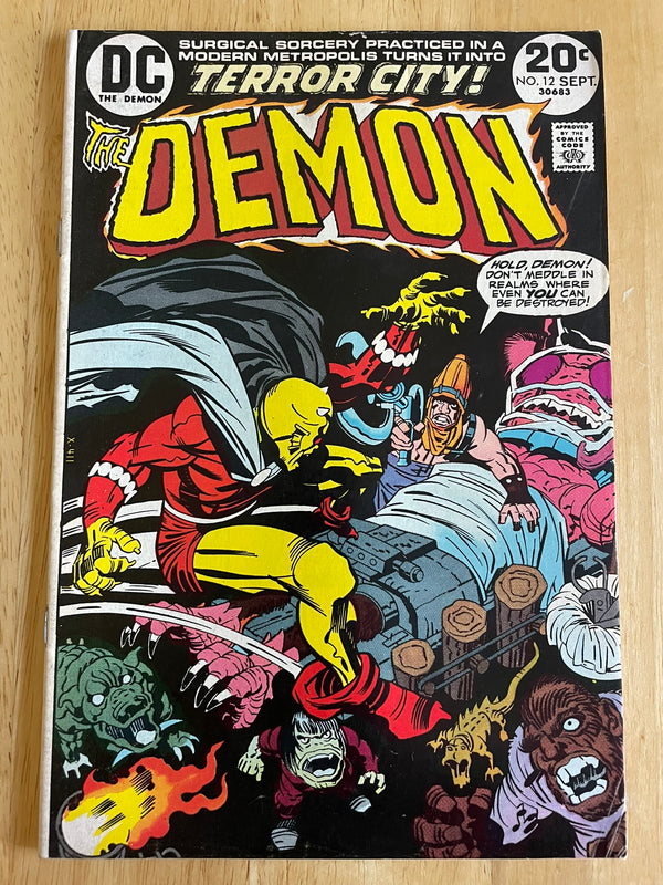 The Demon #12 Jack Kirby story and art Bronze Age DC 1973