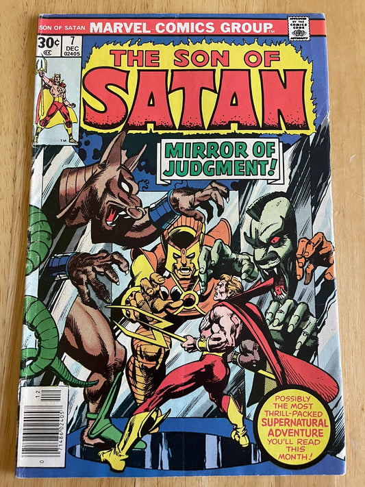 SON OF SATAN #7 1976 Gil Kane Daimon Hellstrom Marvel Bronze Horror