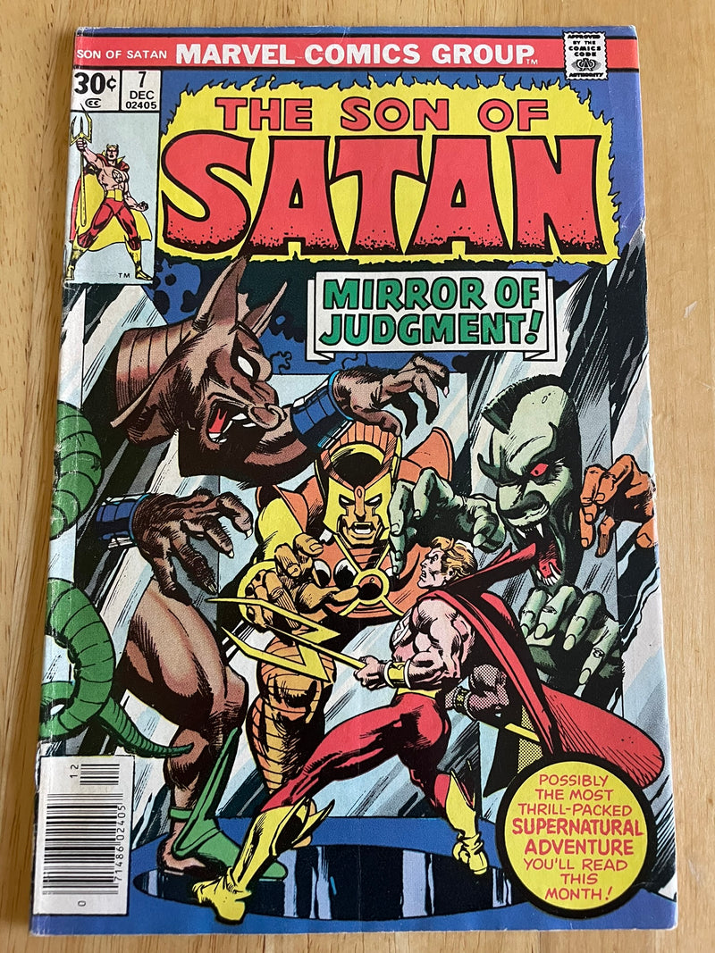 SON OF SATAN #7 1976 Gil Kane Daimon Hellstrom Marvel Bronze Horror