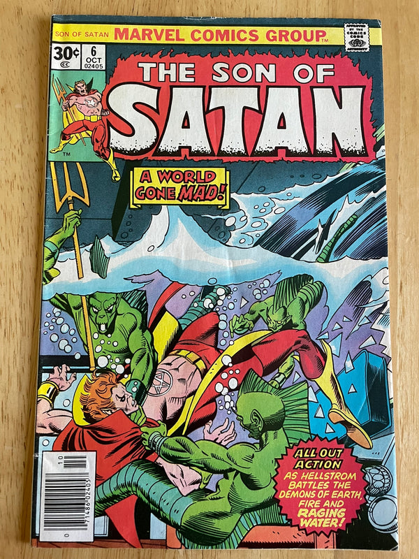 Son of Satan 6 Fine 1976 Gil Kane Cover Marvel Comics Horror Bronze Age