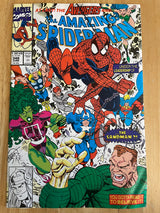 AMAZING SPIDER-MAN #348 ERIK LARSEN SANDMAN 1991 MARVEL COMICS