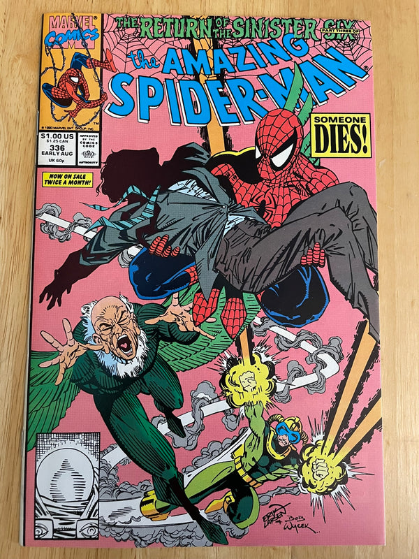 The Amazing Spider-Man: #336 The Return Of The Sinister Six Part 3 Marvel