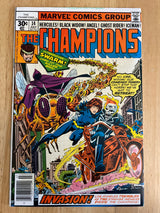 THE CHAMPIONS #14 (July 1977) FIRST APPEARANCE OF SWARM 🔑 Marvel Comics Bronze