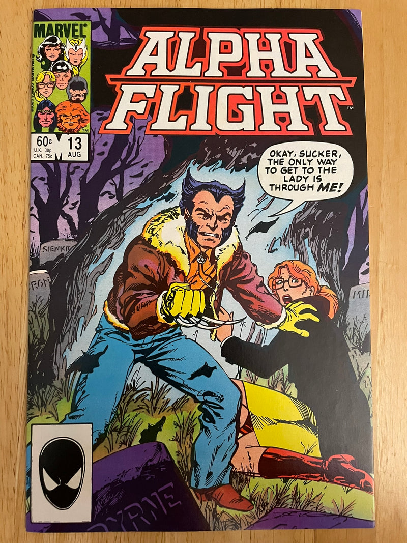 Alpha Flight #13 August 1984 Marvel Comics Group "Nightmare"