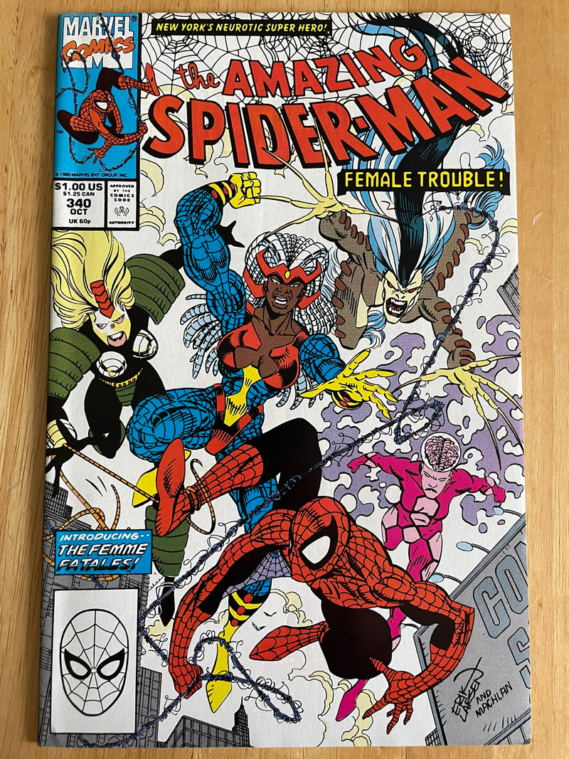 The Amazing Spider-Man #340 (Marvel Comics) 1990