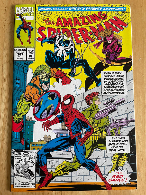 The Amazing Spider-Man #367 - David Michelinie - 1992 - Marvel Comics