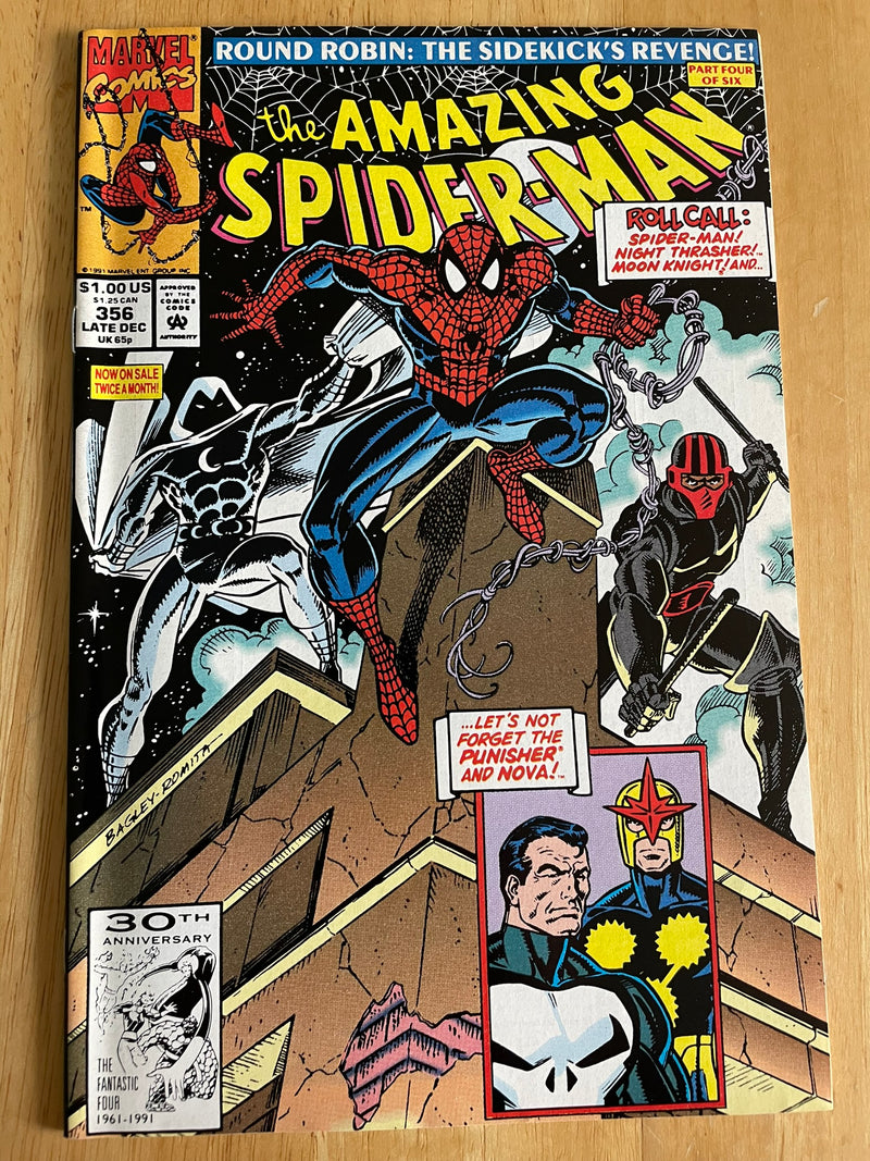 The Amazing Spider-Man #356 Main Cover 1991,Marvel