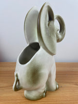 Vintage ROYAL HAEGER POTTERY ELEPHANT W/ACCENTS PLANTER 9" Tall