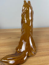 RARE Vintage STUNNING 1940s-1950s Royal Haeger Sitting Collie Dog Figure Glazed