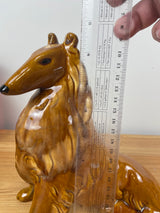 RARE Vintage STUNNING 1940s-1950s Royal Haeger Sitting Collie Dog Figure Glazed