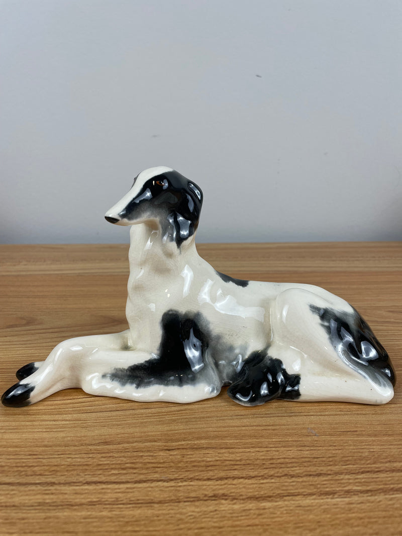 Vtg Robert Simmons Porcelain Duchess Wolfhound/Borzoi Figurine (1940's-60's) 8"