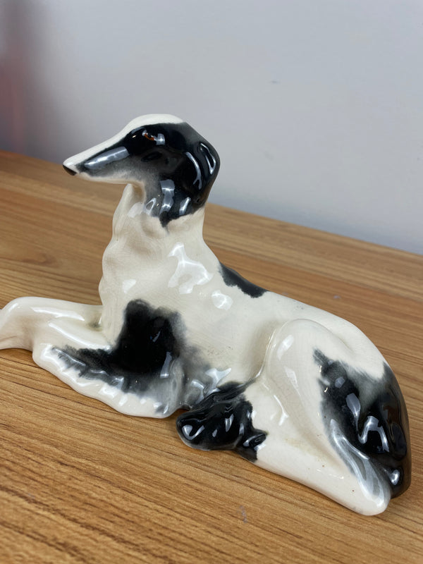 Vtg Robert Simmons Porcelain Duchess Wolfhound/Borzoi Figurine (1940's-60's) 8"