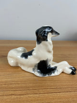 Vtg Robert Simmons Porcelain Duchess Wolfhound/Borzoi Figurine (1940's-60's) 8"