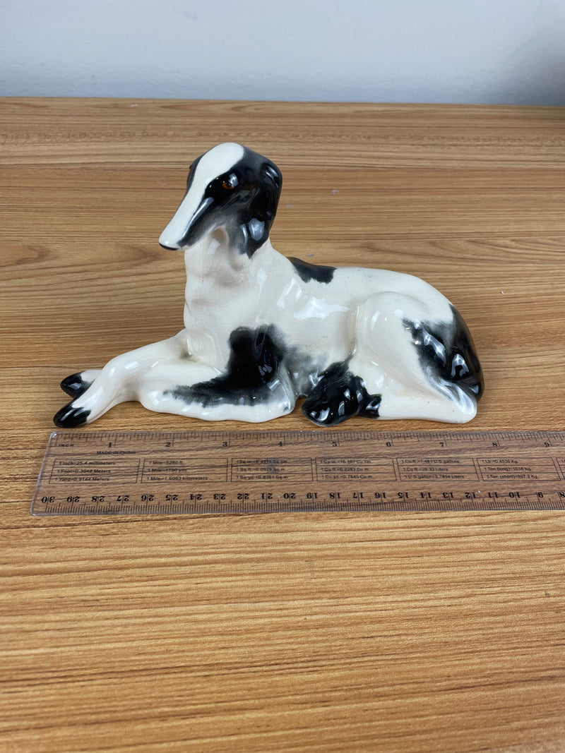 Vtg Robert Simmons Porcelain Duchess Wolfhound/Borzoi Figurine (1940's-60's) 8"