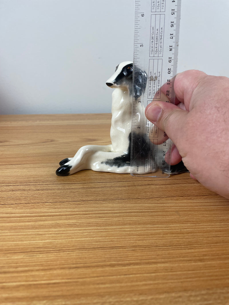 Vtg Robert Simmons Porcelain Duchess Wolfhound/Borzoi Figurine (1940's-60's) 8"