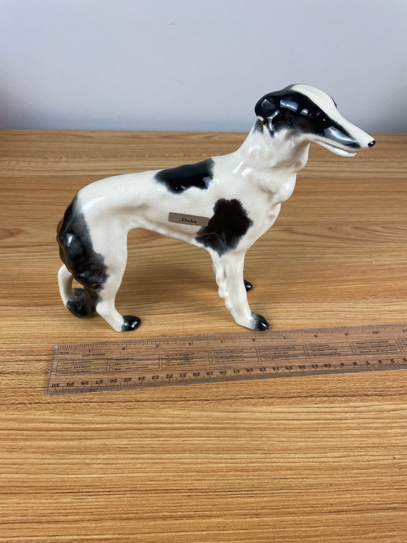 Robert Simmons Dog Borzoi California Pottery Wolfhound DUKE 1950's 60's Glossy