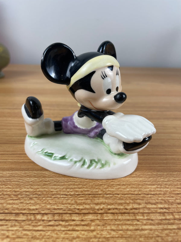 Goebel W Germany Ceramic Disney Minnie Mouse Exercise 3” 1984 Signed & Dated