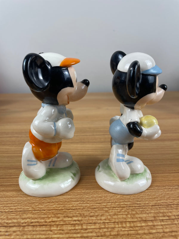 GOEBEL Walt DISNEY Productions Tennis & JOGGING-RUNNING MICKEY MOUSE Figurine