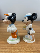 GOEBEL Walt DISNEY Productions Tennis & JOGGING-RUNNING MICKEY MOUSE Figurine