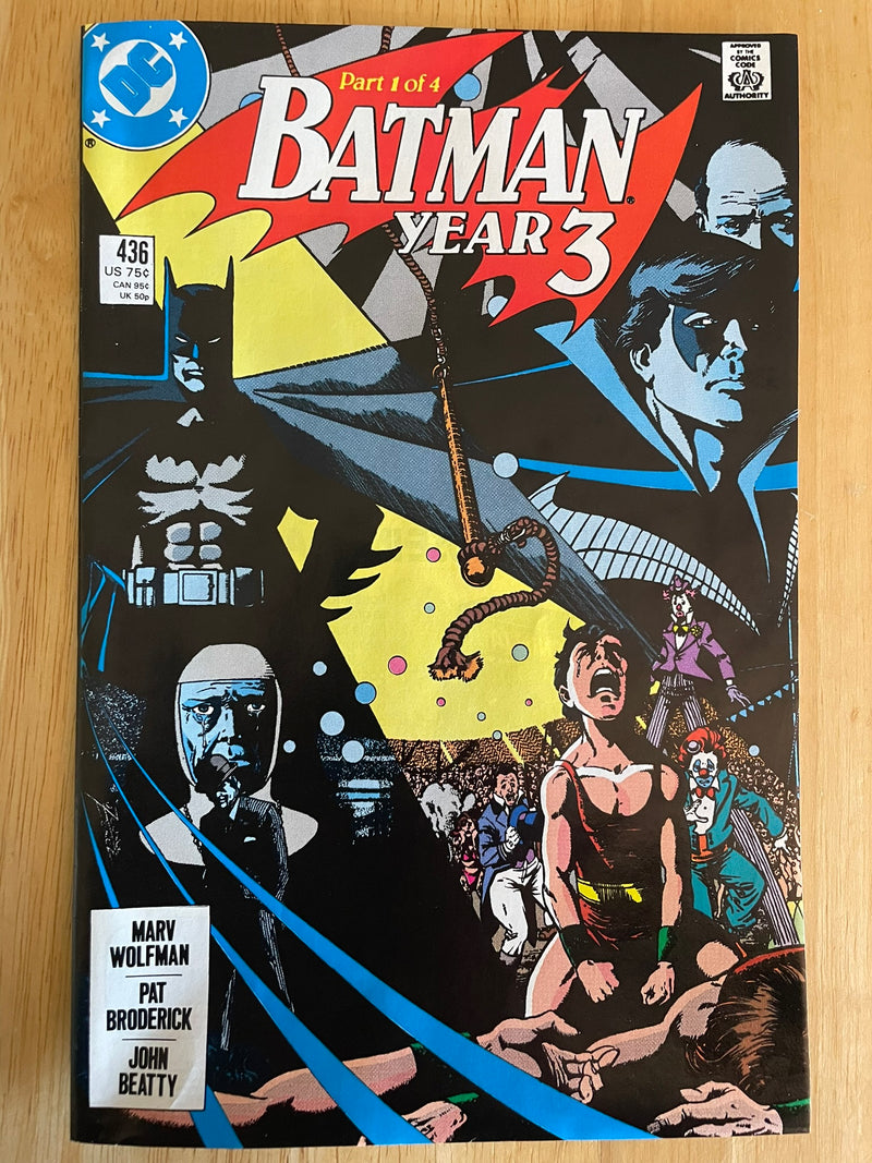 Batman #436 (DC Comics Early August 1989) 1st Appearance of Tim Drake