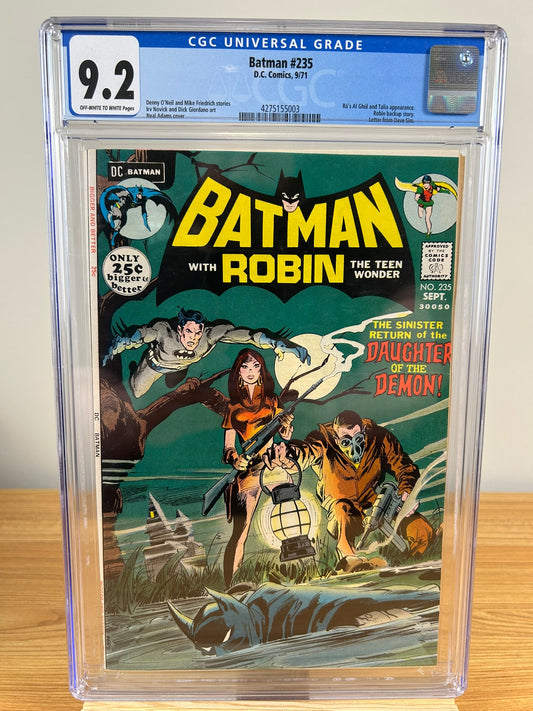 Batman #235 CGC 9.2 high grade from 1971! DC classic Neal Adams cover