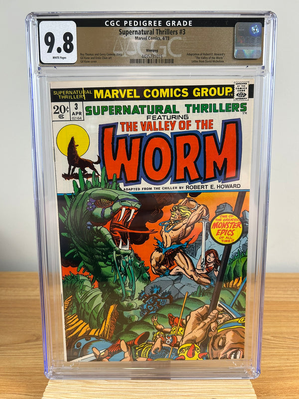Supernatural Thrillers #3 CGC 9.8 1973 - Great Gil Kane Cover Winnipeg Pedigree