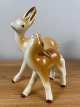 Robert Simmons Deer Me & Sweet Fawn Figurines MCM California Pottery Vintage