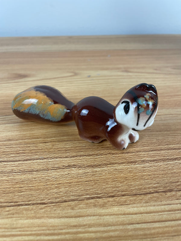 Vintage Robert Simmons Whiskey Squirrel Figurine California Pottery