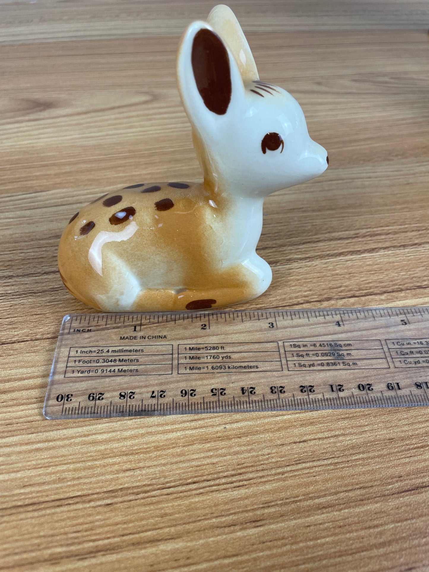 Vintage California Pottery Robert Simmons Deer Fawn Figurine "Miss Innocent"