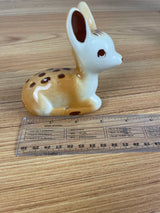 Vintage California Pottery Robert Simmons Deer Fawn Figurine "Miss Innocent"