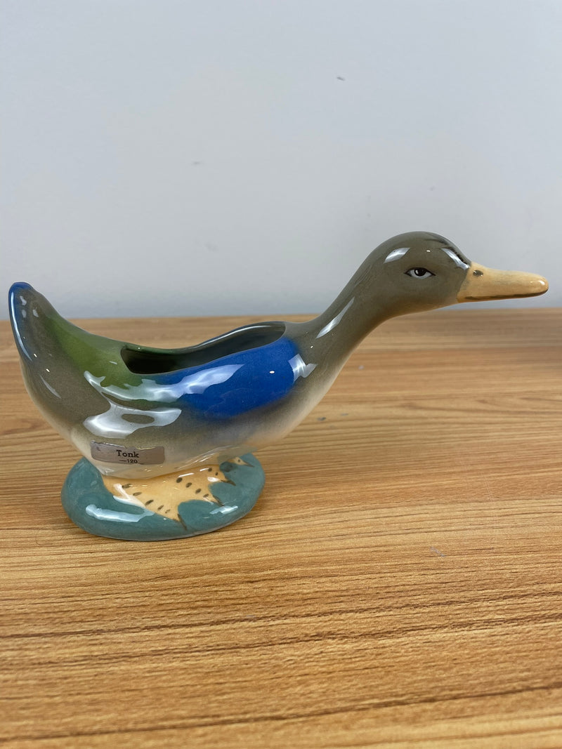 TONK Robert Simmons ceramics vtg calif pottery duck figurine Los Angeles bird