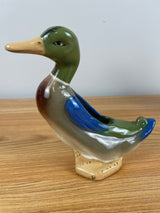 Robert Simmons ceramics vtg calif pottery duck figurine Los Angeles bird