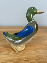 Robert Simmons ceramics vtg calif pottery duck figurine Los Angeles bird