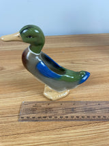 Robert Simmons ceramics vtg calif pottery duck figurine Los Angeles bird