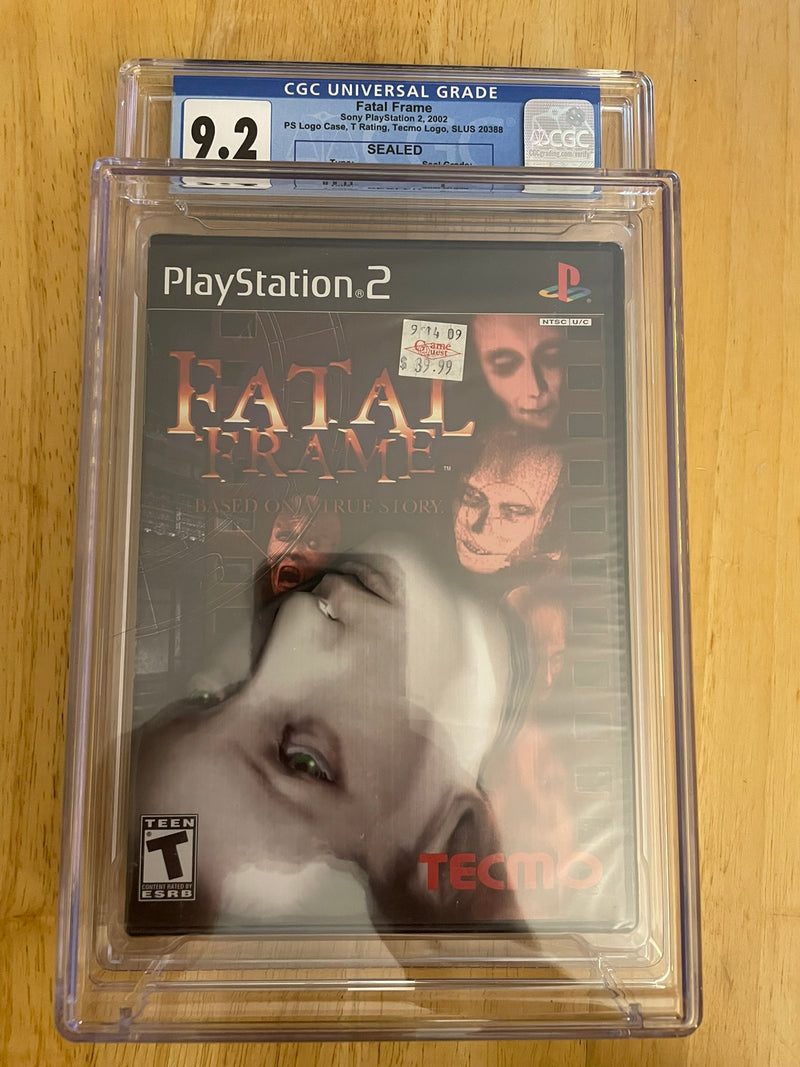 Fatal Frame PS2 (Sony PlayStation 2, 2002) Factory Sealed CGC 9.2