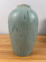 Brownie Ware Detroit Pewabic Style Blue Streak Arts And Crafts 8" Vase
