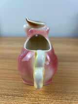 Spaulding China / Royal Copley CERAMIC PIG CREAMER PITCHER Bow Tail