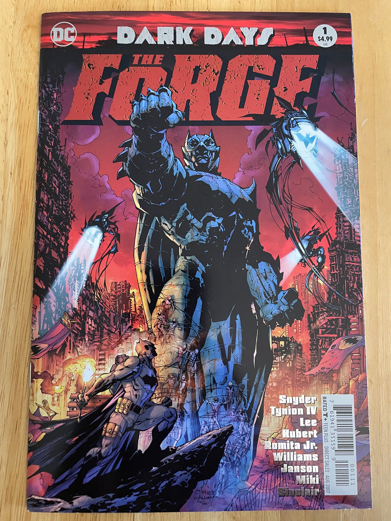 BATMAN DARK DAYS THE FORGE #1 Snyder Kubert Foil Cover DC Comics