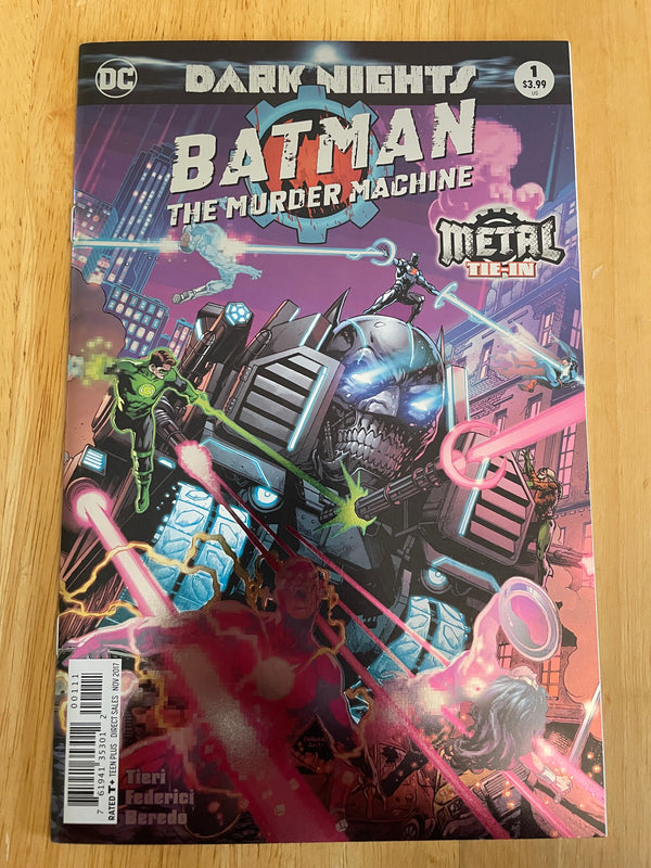 BATMAN THE MURDER MACHINE #1 (DC Comics 2017) -- Dark Nights