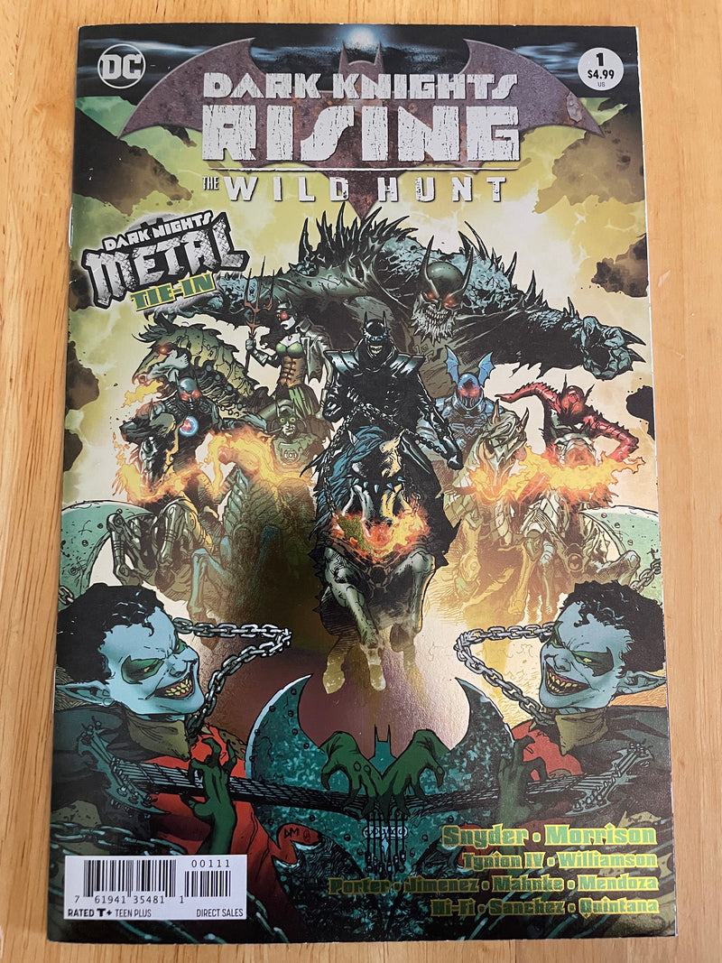 Dark Knights Rising: THE WILD HUNT #1 (DC 2028) Scott Snyder DEATH METAL Foil