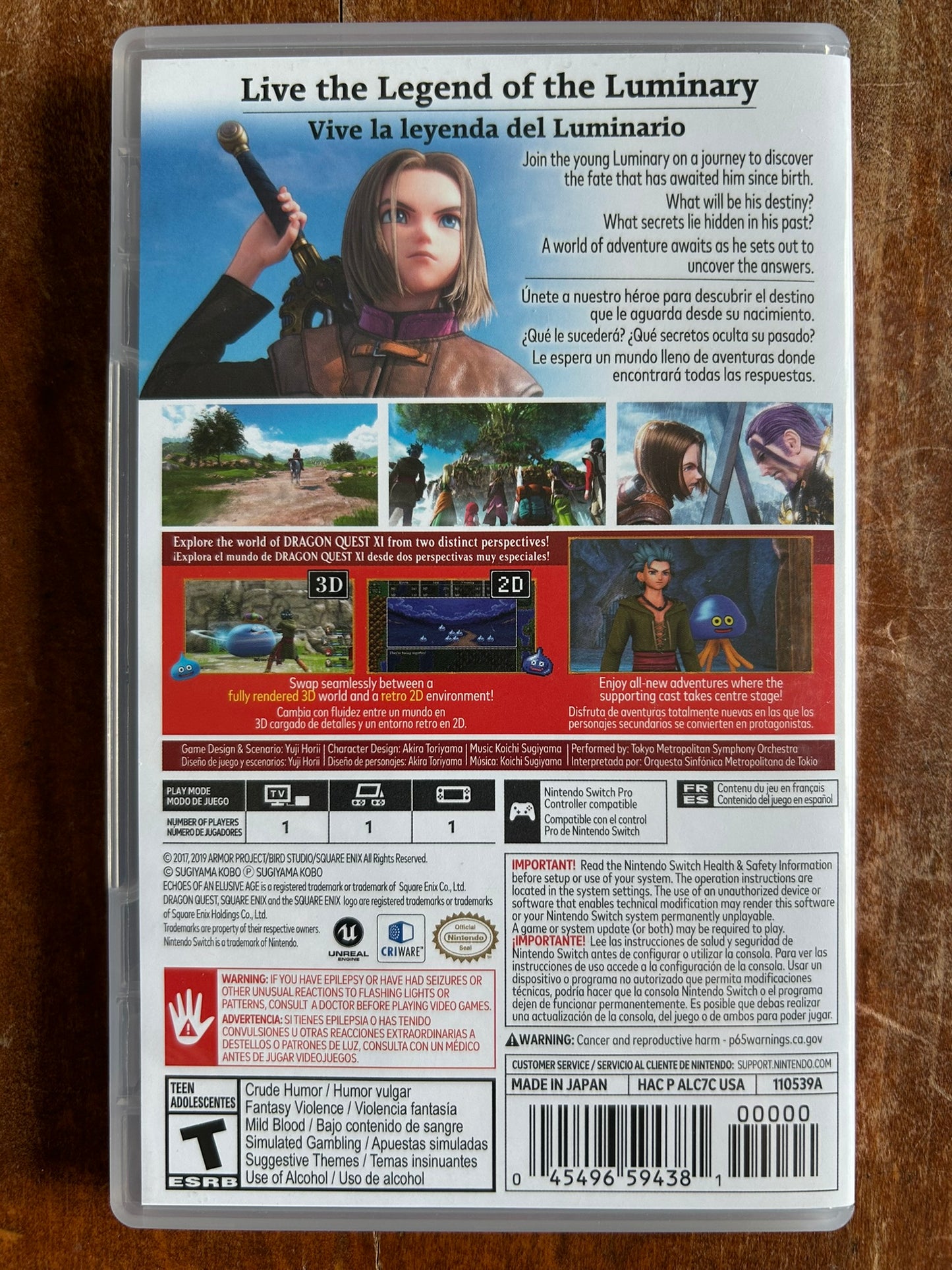 Dragon Quest XI S: Echoes of an Elusive Age Definitive Edition Nintendo Switch