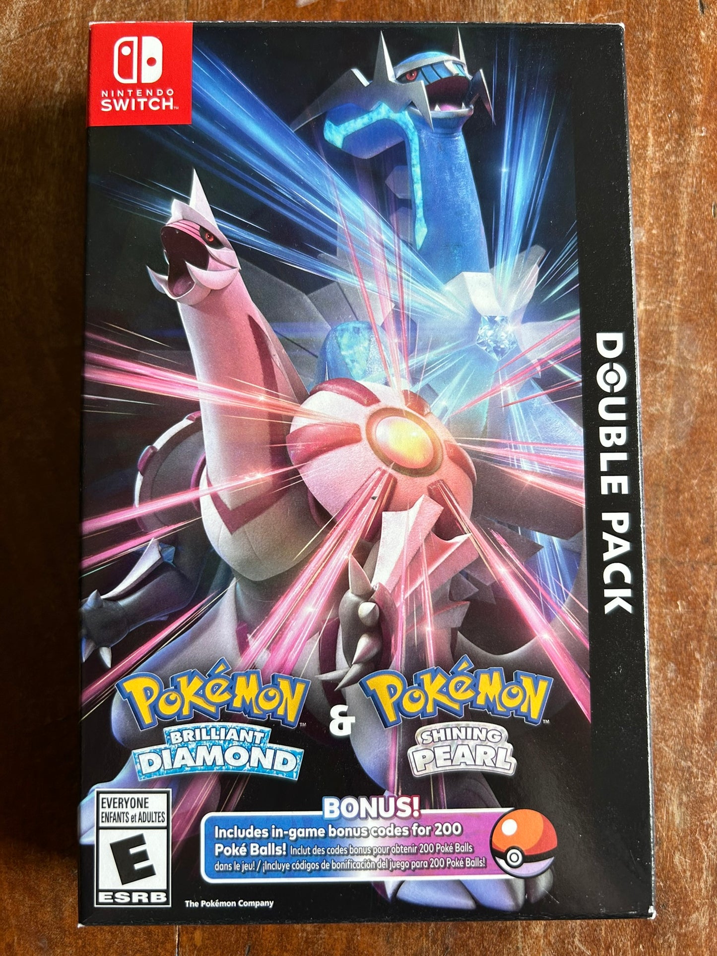 Pokemon Brilliant Diamond & Pokemon Shining Pearl Double Pack - Switch - Sealed