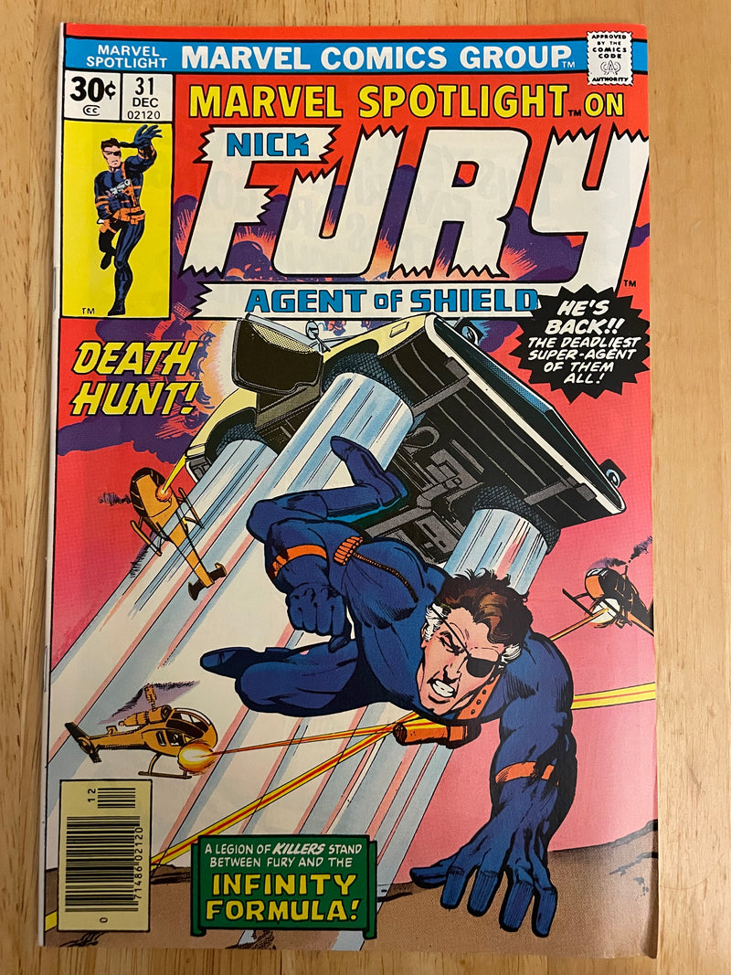 MARVEL SPOTLIGHT No. 31 Dec. 1976 Marvel Comics Nick Fury Chaykin/Janson